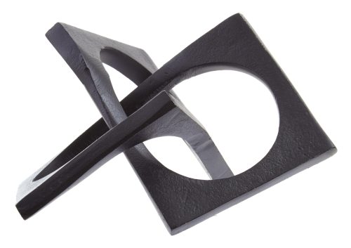 Kensington Abstract Sculpture - Black