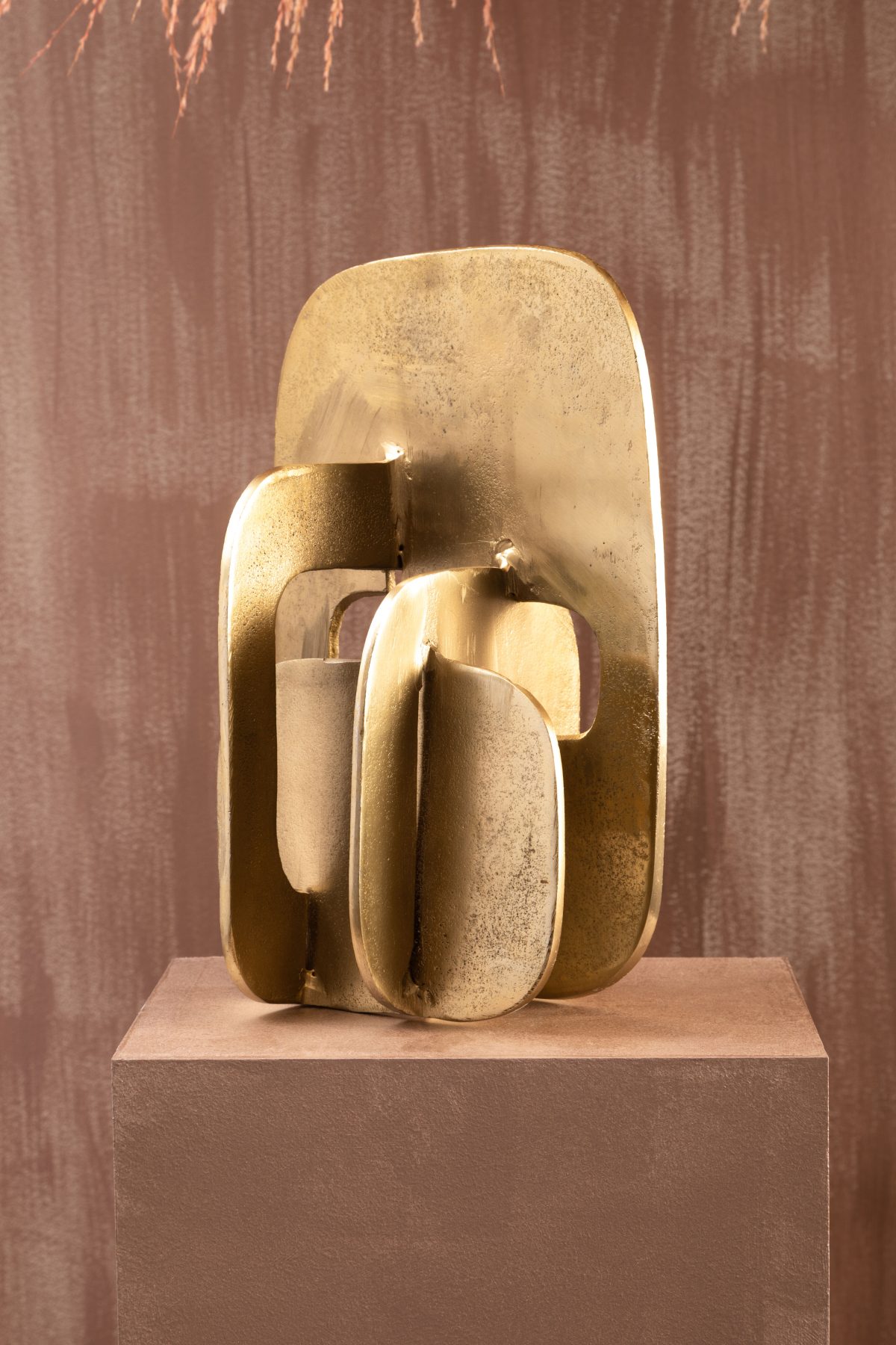 Belgravia Statement Abstract Sculpture - Gold