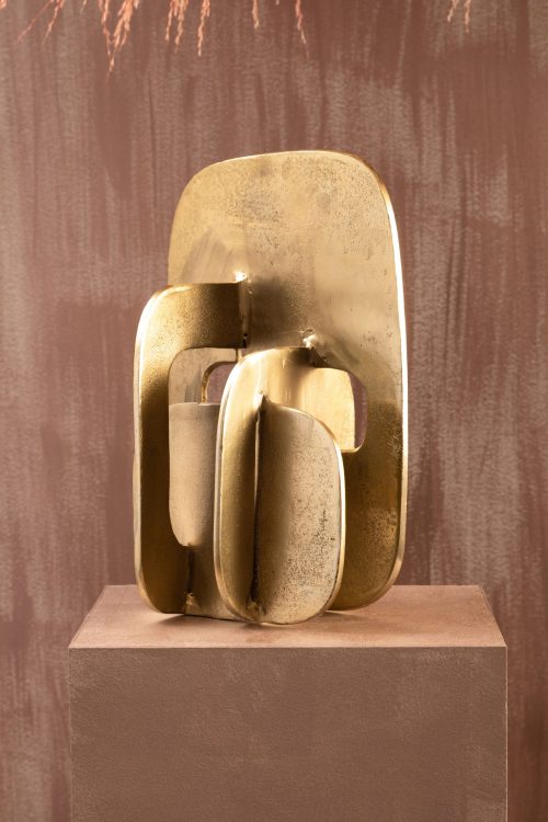 Belgravia Statement Abstract Sculpture - Gold