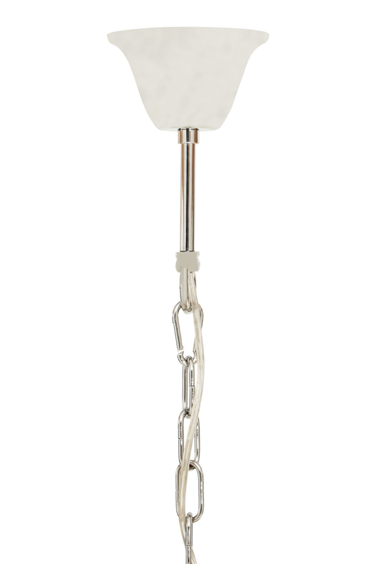 Astros Chrome and Glass Sputnik Ceiling Light
