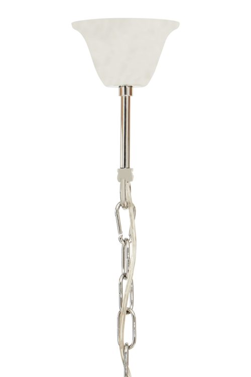 Astros Chrome and Glass Sputnik Ceiling Light