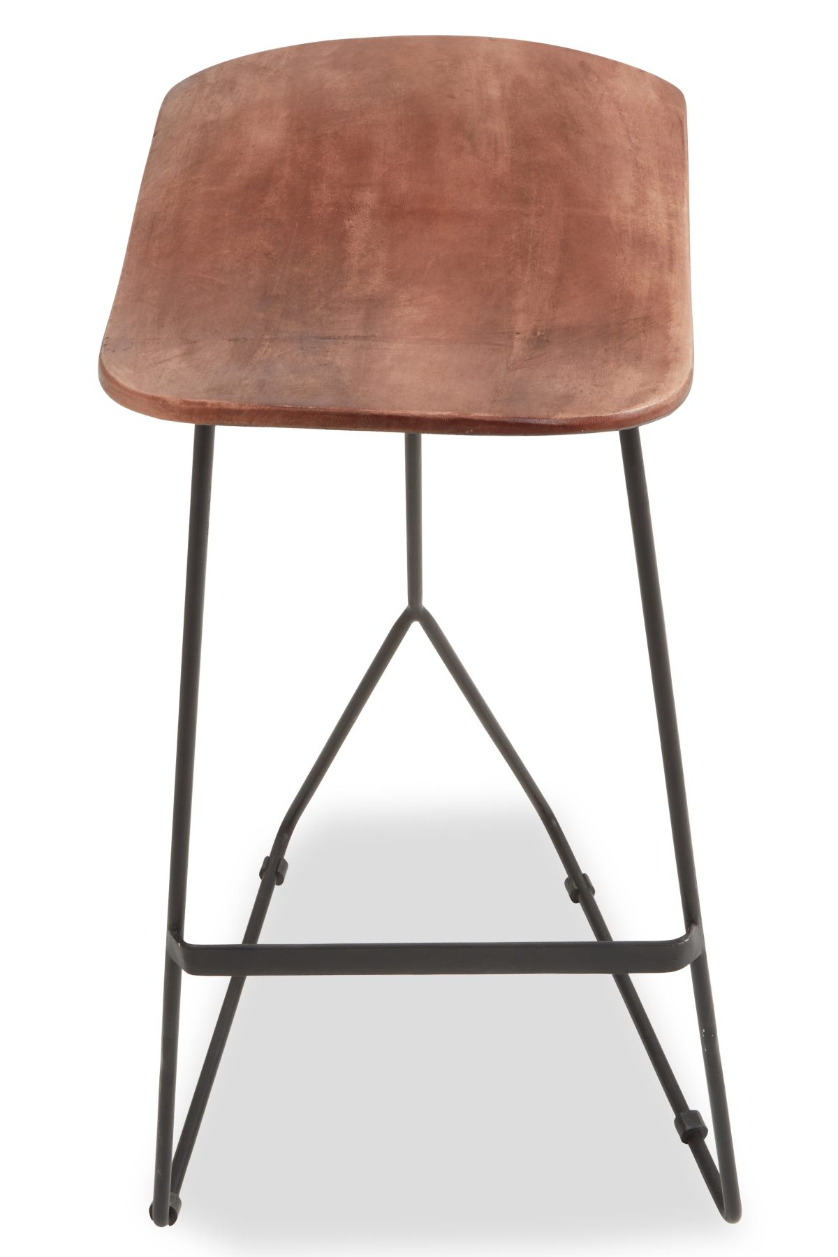 Holmby Bar Stool, Distressed Leather