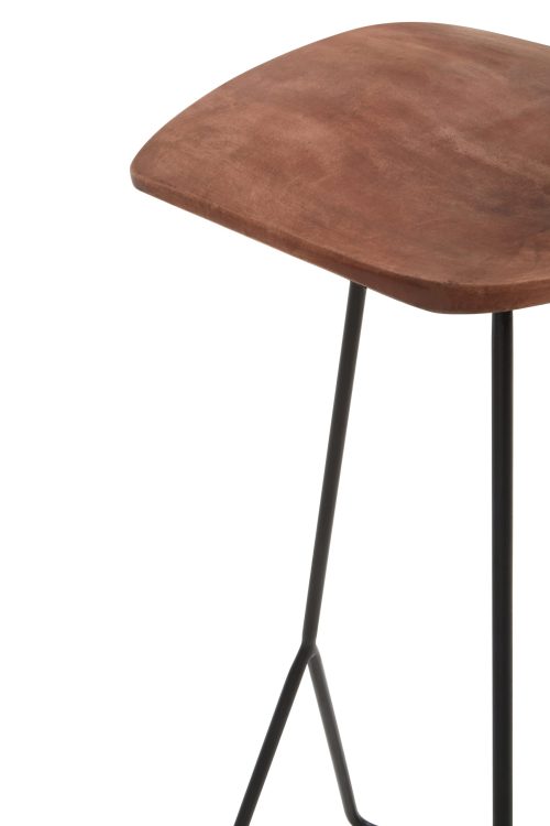 Holmby Bar Stool, Distressed Leather