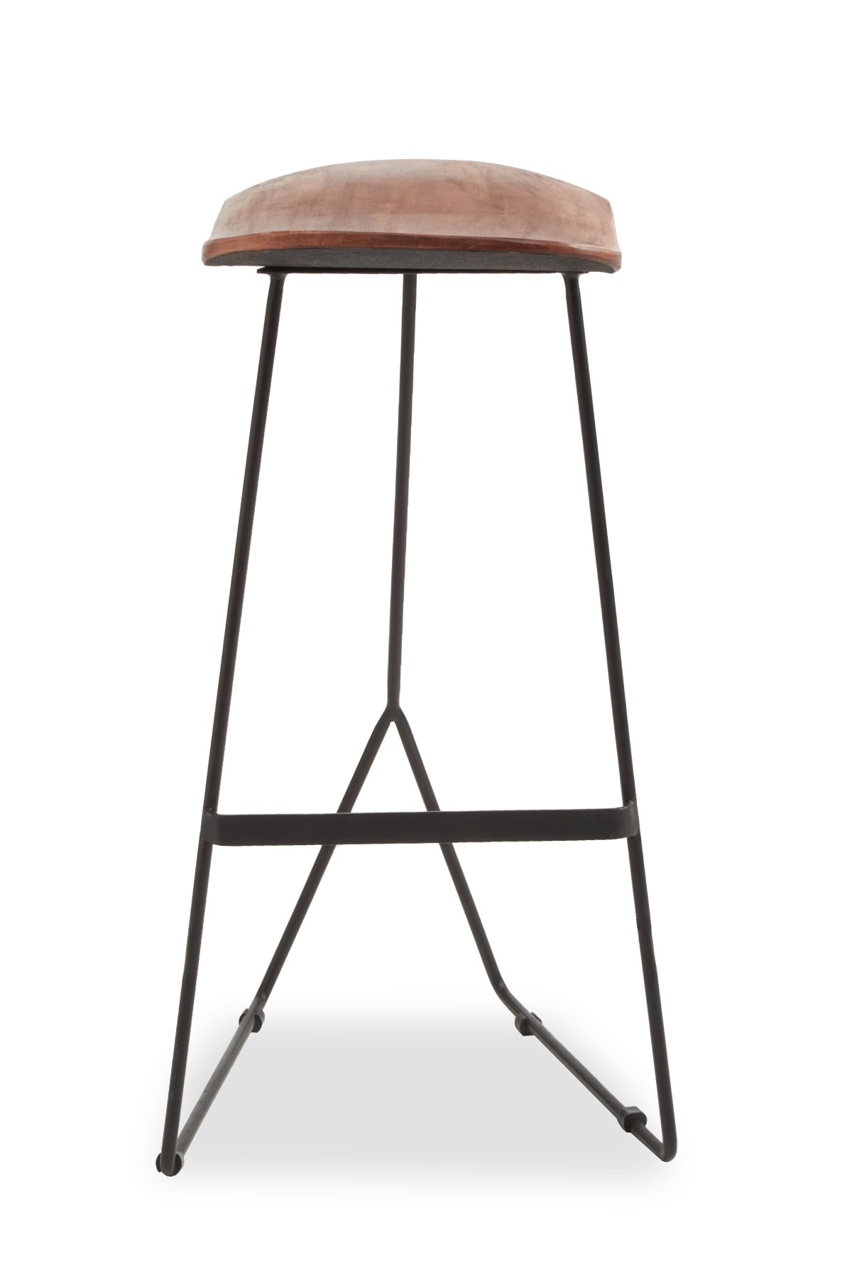 Holmby Bar Stool, Distressed Leather