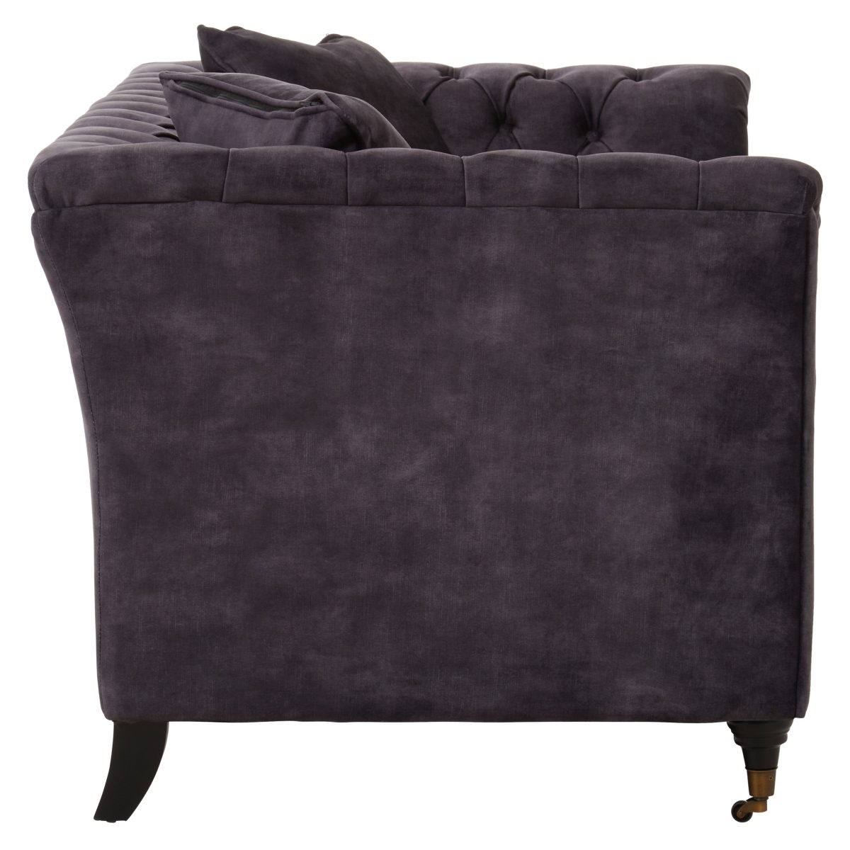 Skye 2 Seater Velvet Sofa - Grey