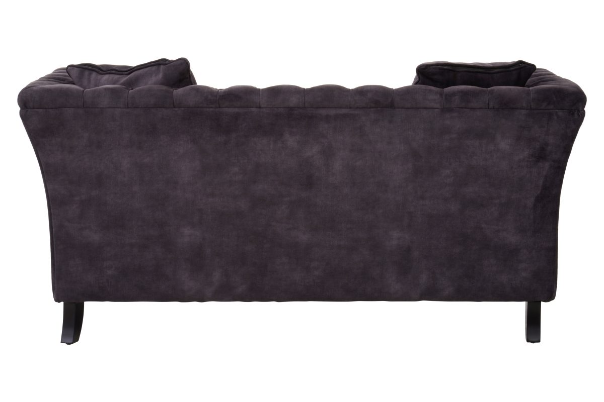 Skye 2 Seater Velvet Sofa - Grey