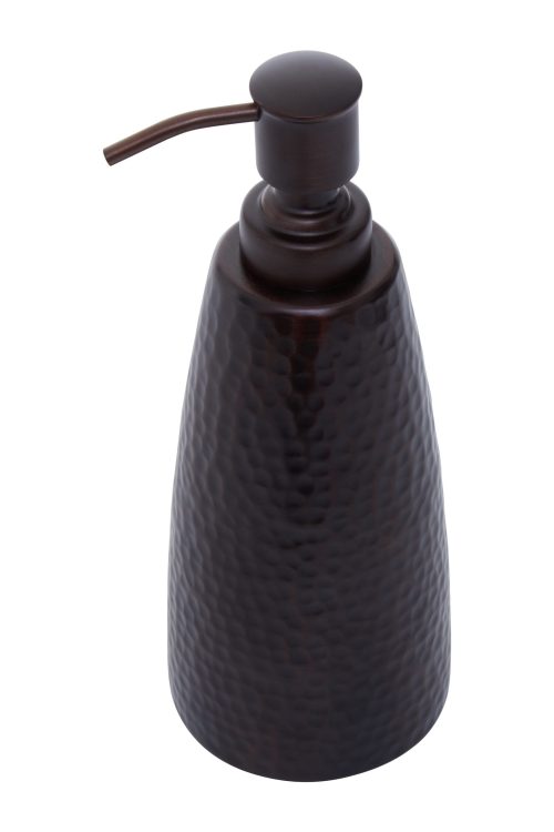 Elworth Hammered Soap Dispenser - Bronze