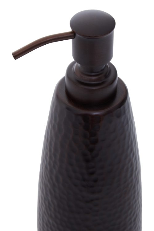 Elworth Hammered Soap Dispenser - Bronze