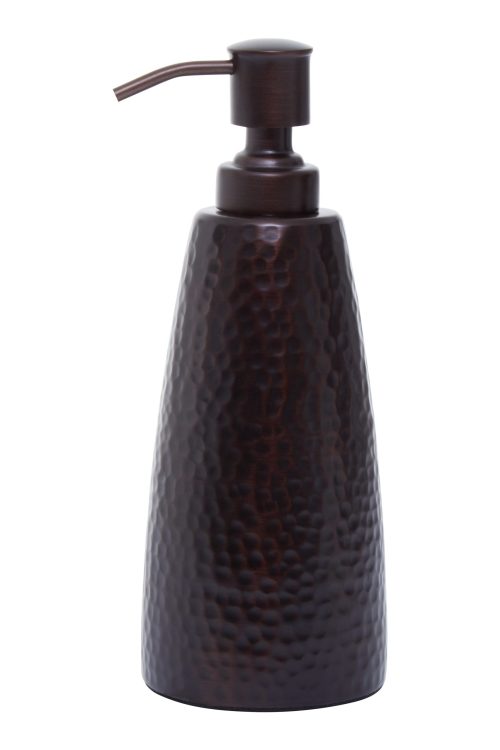Elworth Hammered Soap Dispenser - Bronze