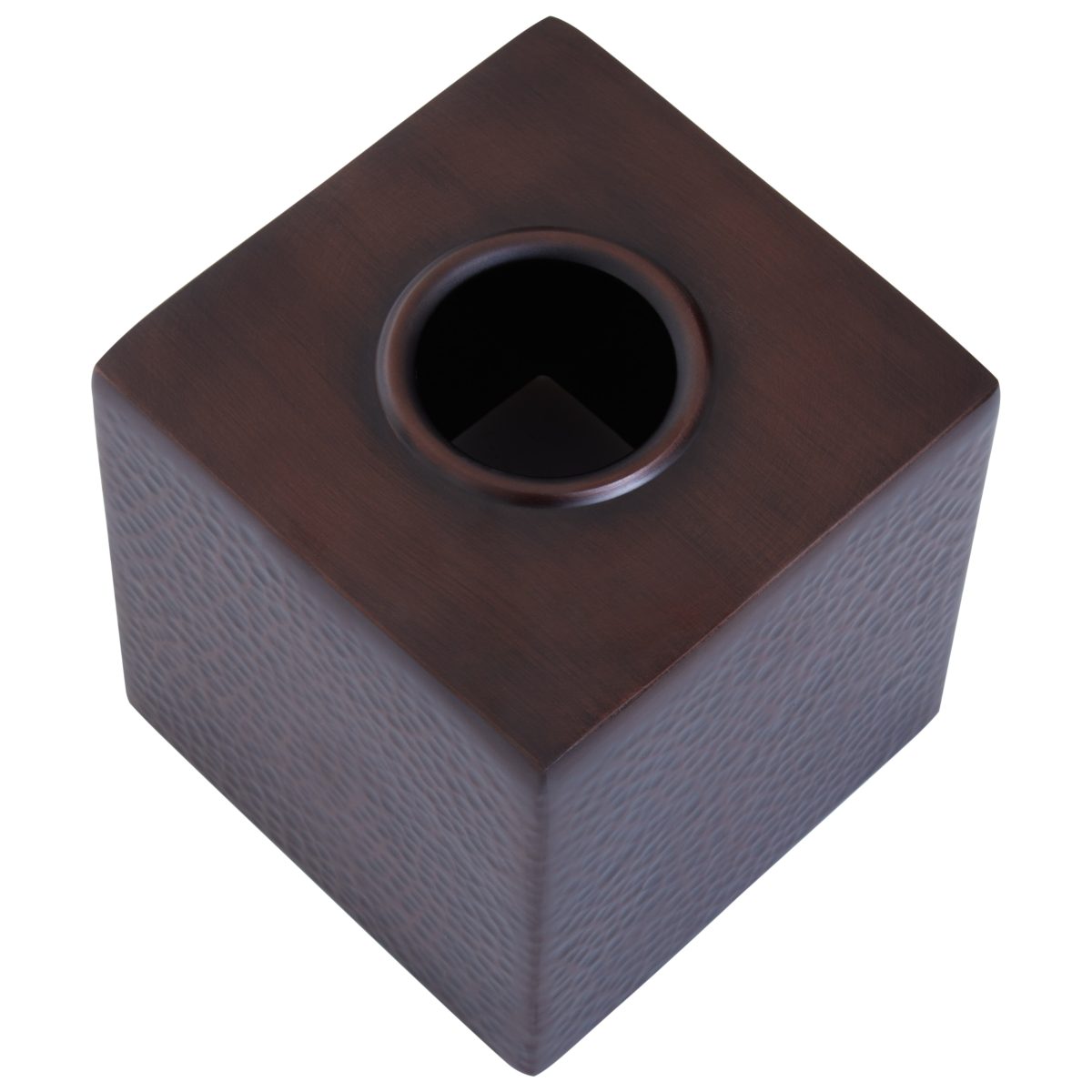 Elworth Hammered Tissue Box - Bronze