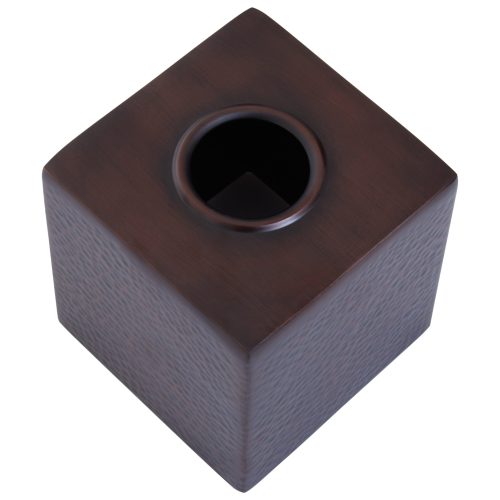 Elworth Hammered Tissue Box - Bronze