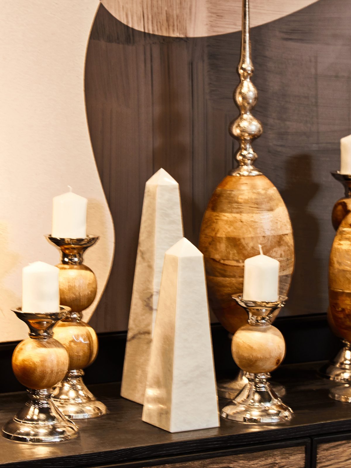 Nolita  Small White Marble Obelisk