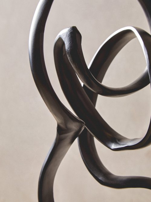 Kensington Statement Knot Sculpture - Black