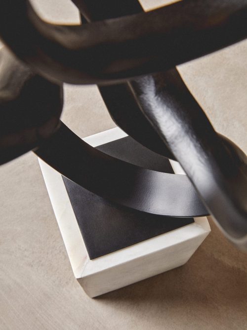 Kensington Statement Knot Sculpture - Black