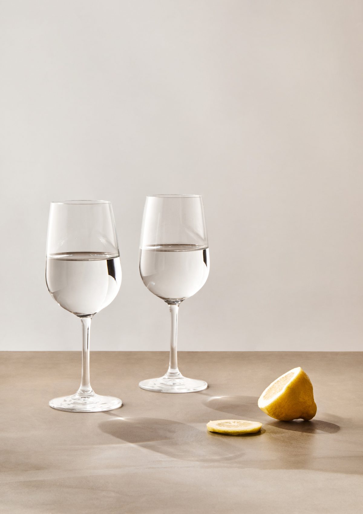 Sol Crystal Wine Glasses, Set of 4