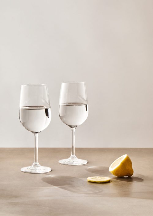 Sol Crystal Wine Glasses, Set of 4