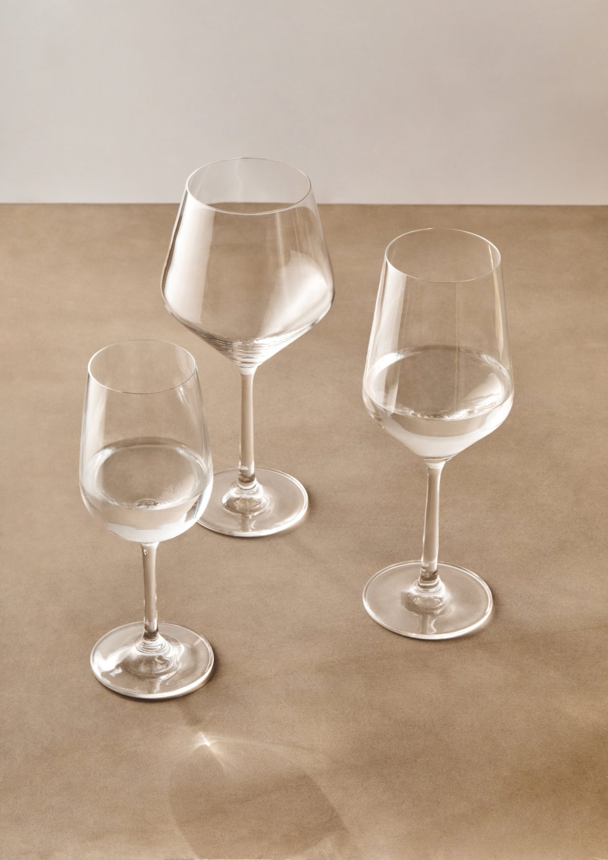 Sol Crystal Wine Glasses, Set of 4