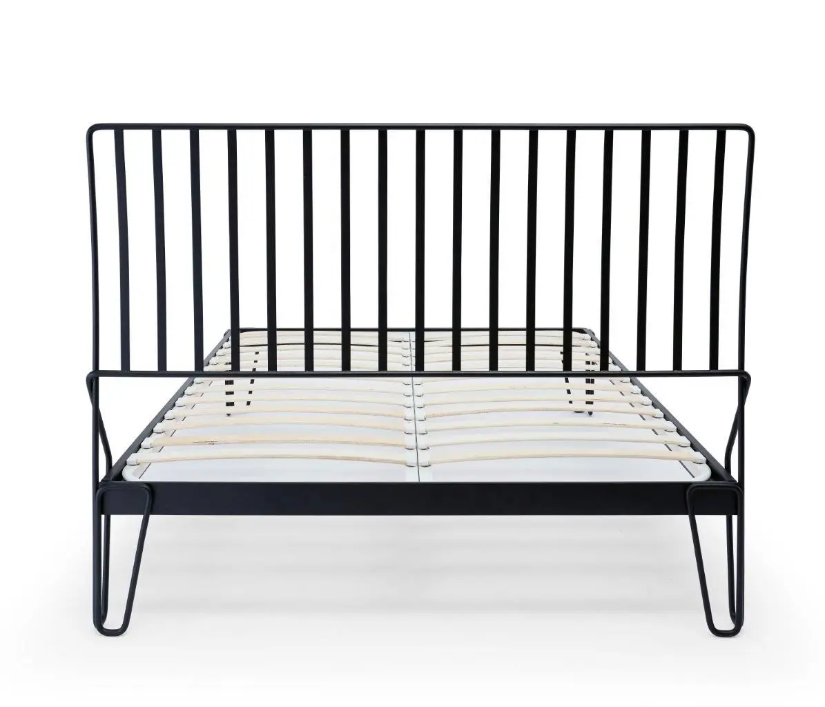 Finn King Size Black Metal Bed