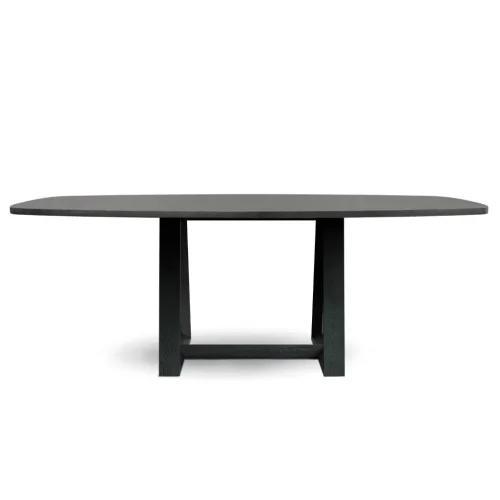 Cadiz Black Oak Dining Table