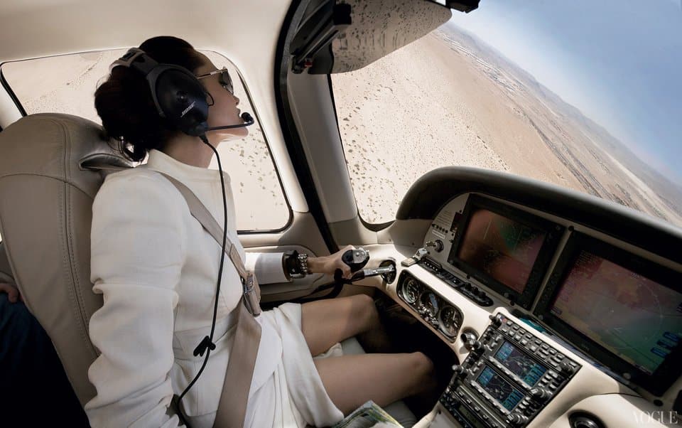 Prominente, die Flugzeuge fliegen: Fliegende Sternchen