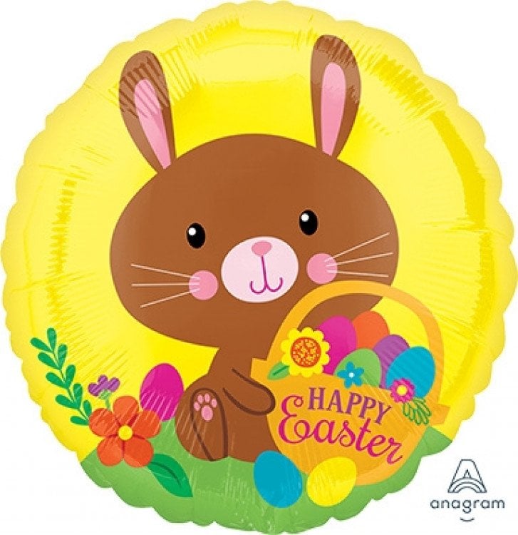 18 inch Chocolate Balloon Bunny