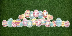 Easter Egg Sign - Happy Easter
