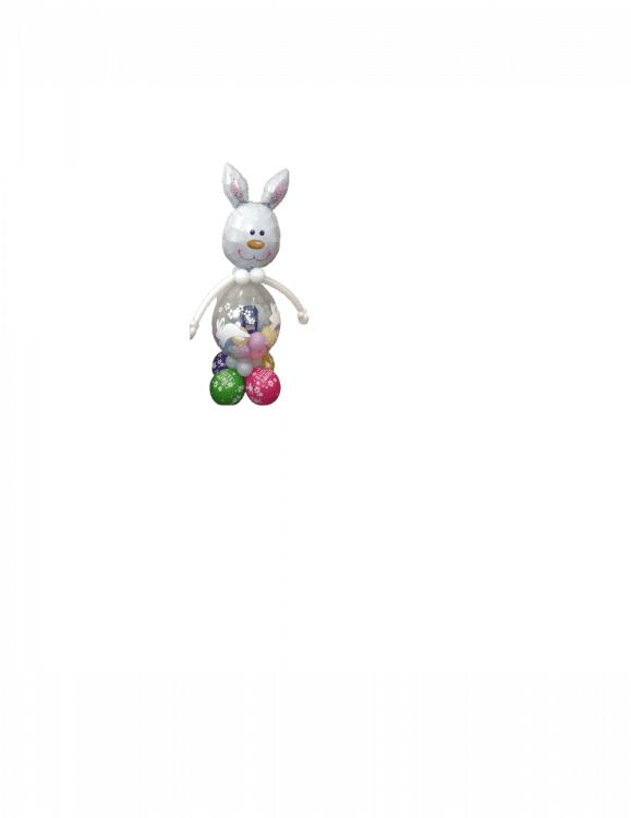 Happy Bunny Stuffed Easter Balloon