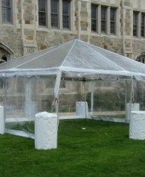 10 ft Clear Tent Sidewall