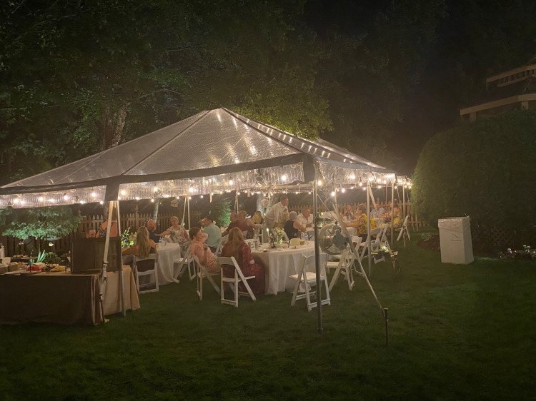 20x40 Clear Top Frame Tent