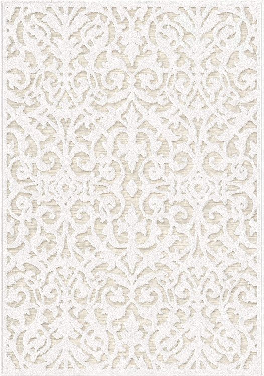 Latticework White Carpet