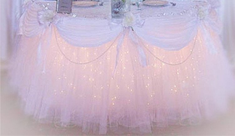 Cinderella & Lighted Table Skirting