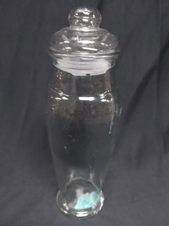 Tall Glass Candy Jar