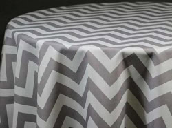 132 in Round Chevron Linen