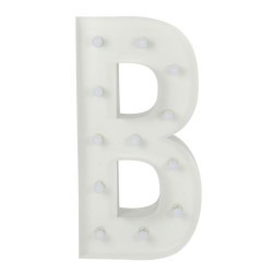 B Letter Lighted Marquee
