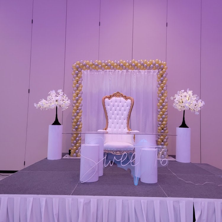 Lighted Curtain 8x8 Backdrop