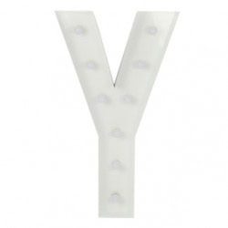 Y Letter Lighted Marquee