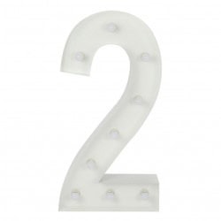 Number 2 Lighted Marquee