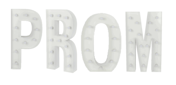PROM Lighted Marquee Sign