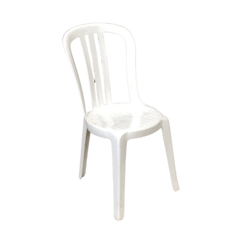 Bistro Chair Miami White Outdoor