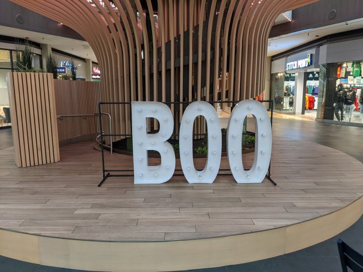 BOO Lighted Marquee Sign