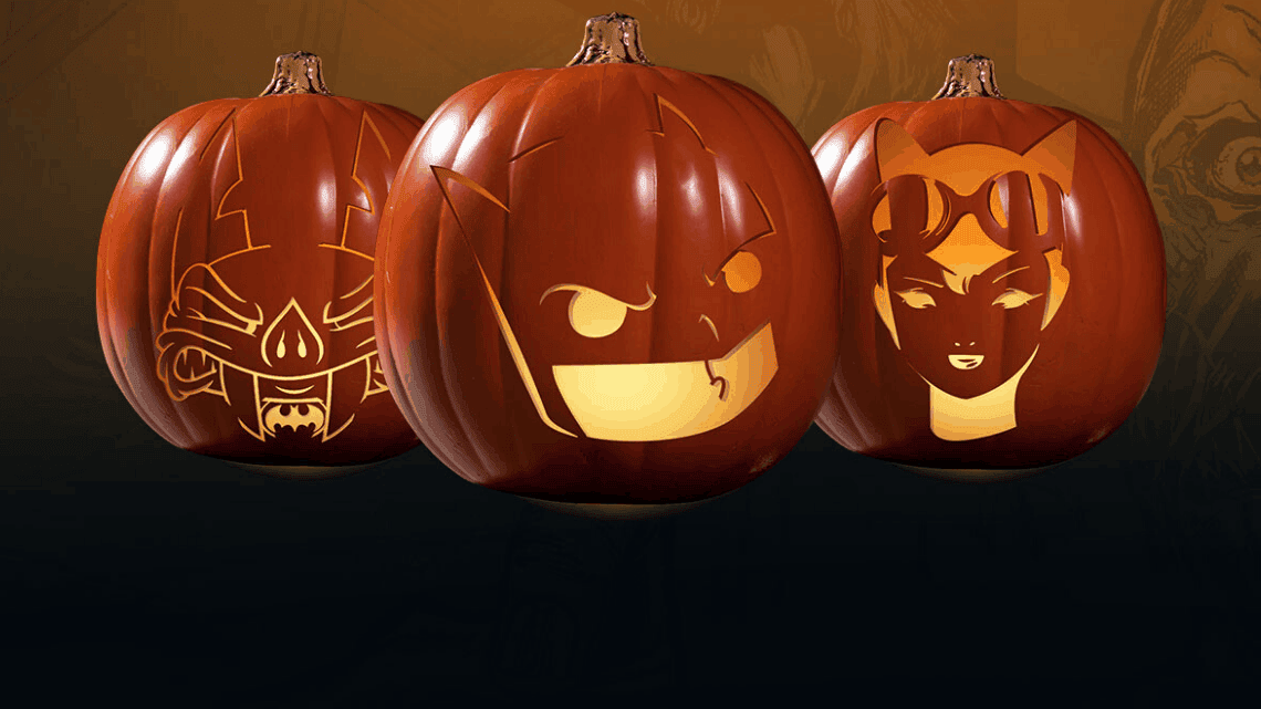 Be a DC Comics Artist for Halloween and Try These Pumpkin Carving Stencils