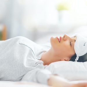sleeping woman