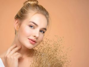 Beauty face care concept.