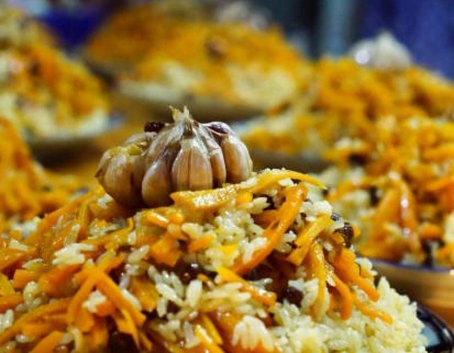 Authentic Uzbek Palov (Plov Osh) - Vegan Version
