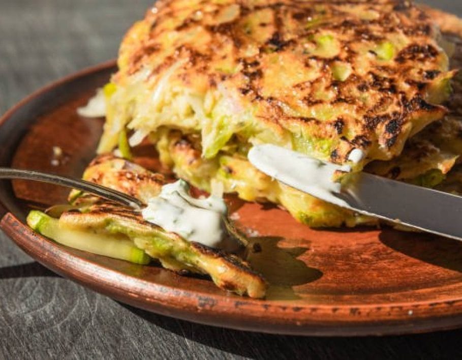 Vegan Cabbage Fritters