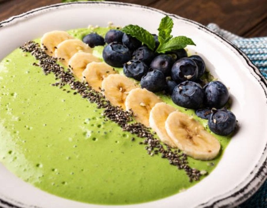 Banana Spinach Detox Bowl