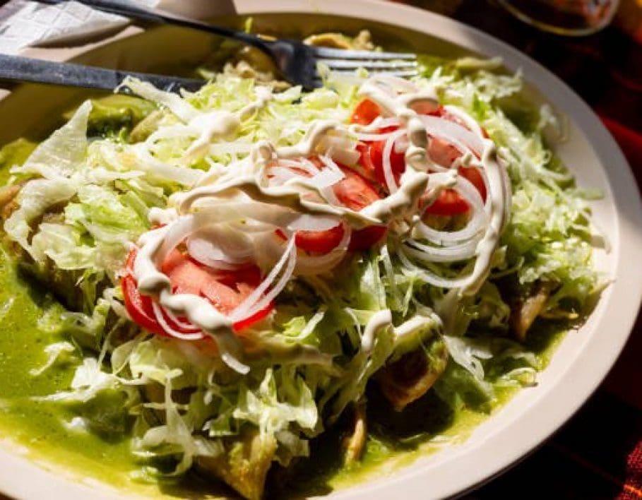 VEGAN GREEN ENCHILADA