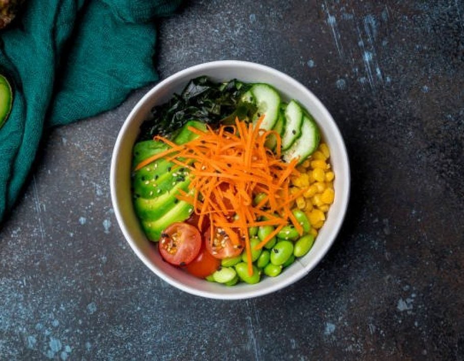 Rice Bowl w Carrots, Avocado & HeartHealth-min