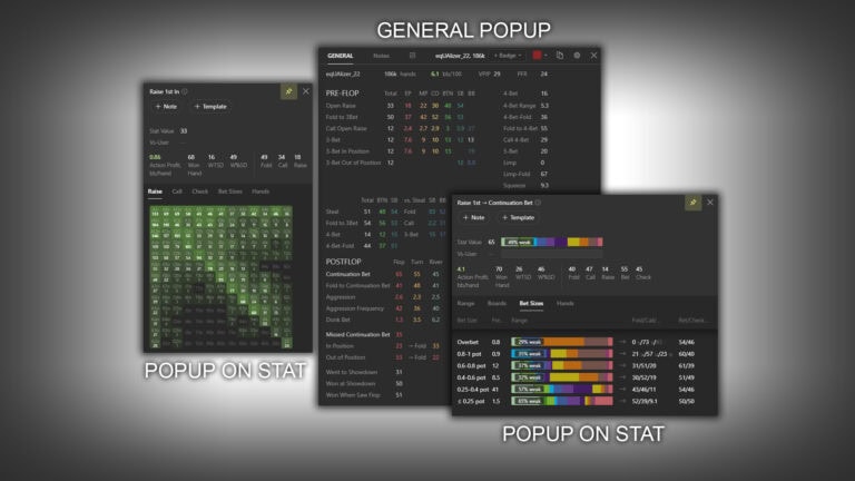 Popup avanzado en Stat