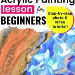 Waterfall Acrylic Painting Lesson for Beginners